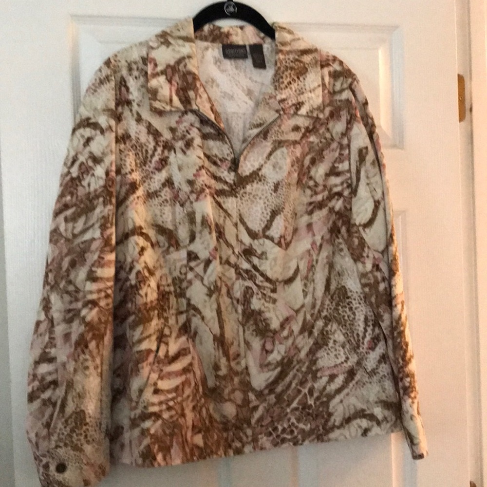 Versatile Zip Front Spring Jacket